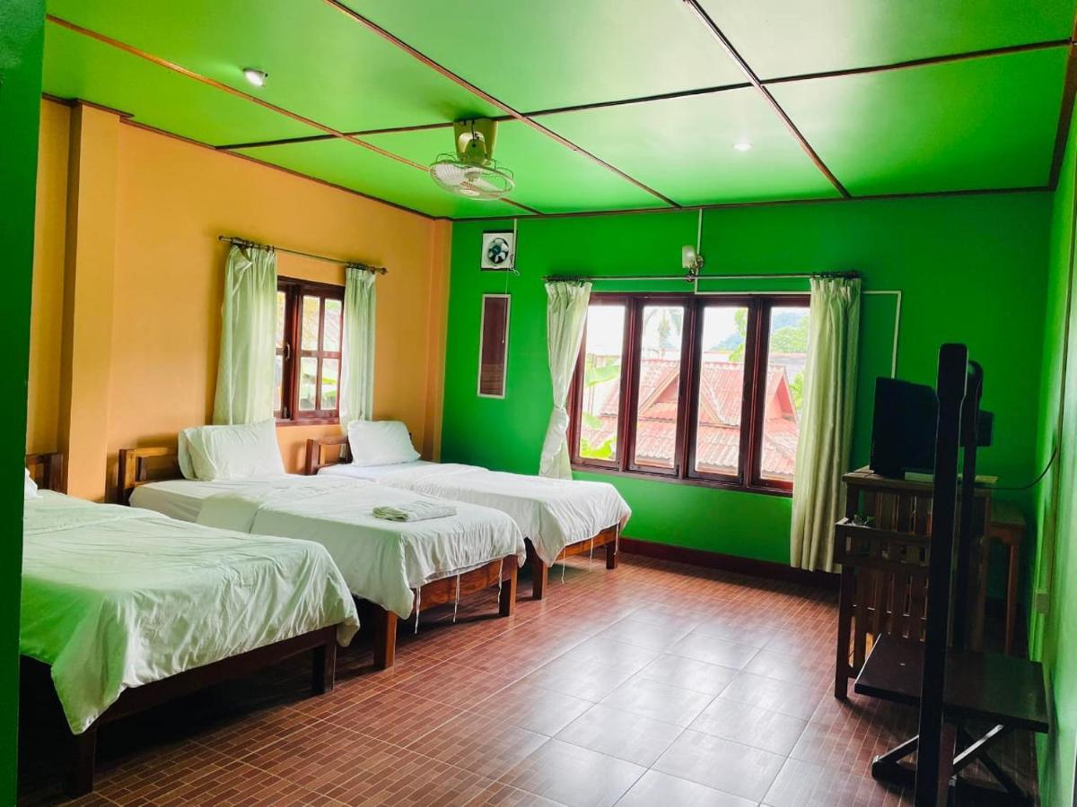 Bungalows Le Jardin Vangvieng Vang Vieng Exterior photo