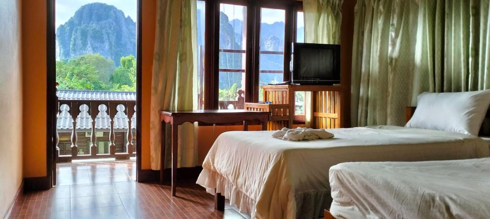 Bungalows Le Jardin Vangvieng Vang Vieng Exterior photo